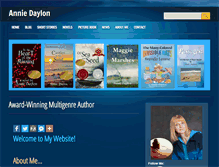 Tablet Screenshot of anniedaylon.com